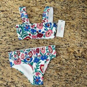 vineyard vines girls ruffle bikini